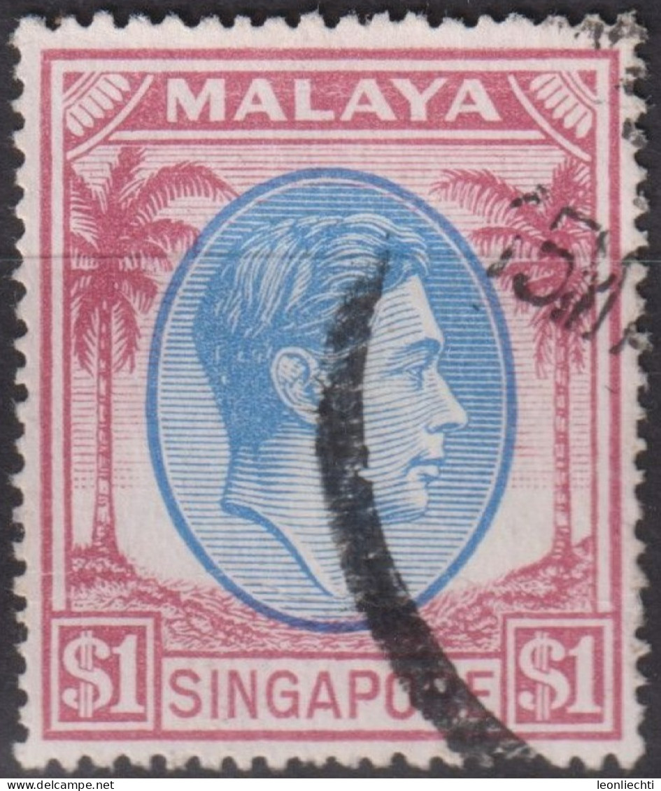 1949 Grossbritannien> Singapur ° Mi:SG 18C, Sn:SG 18a, Yt:SG 18(B), King George VI - Singapore (...-1959)