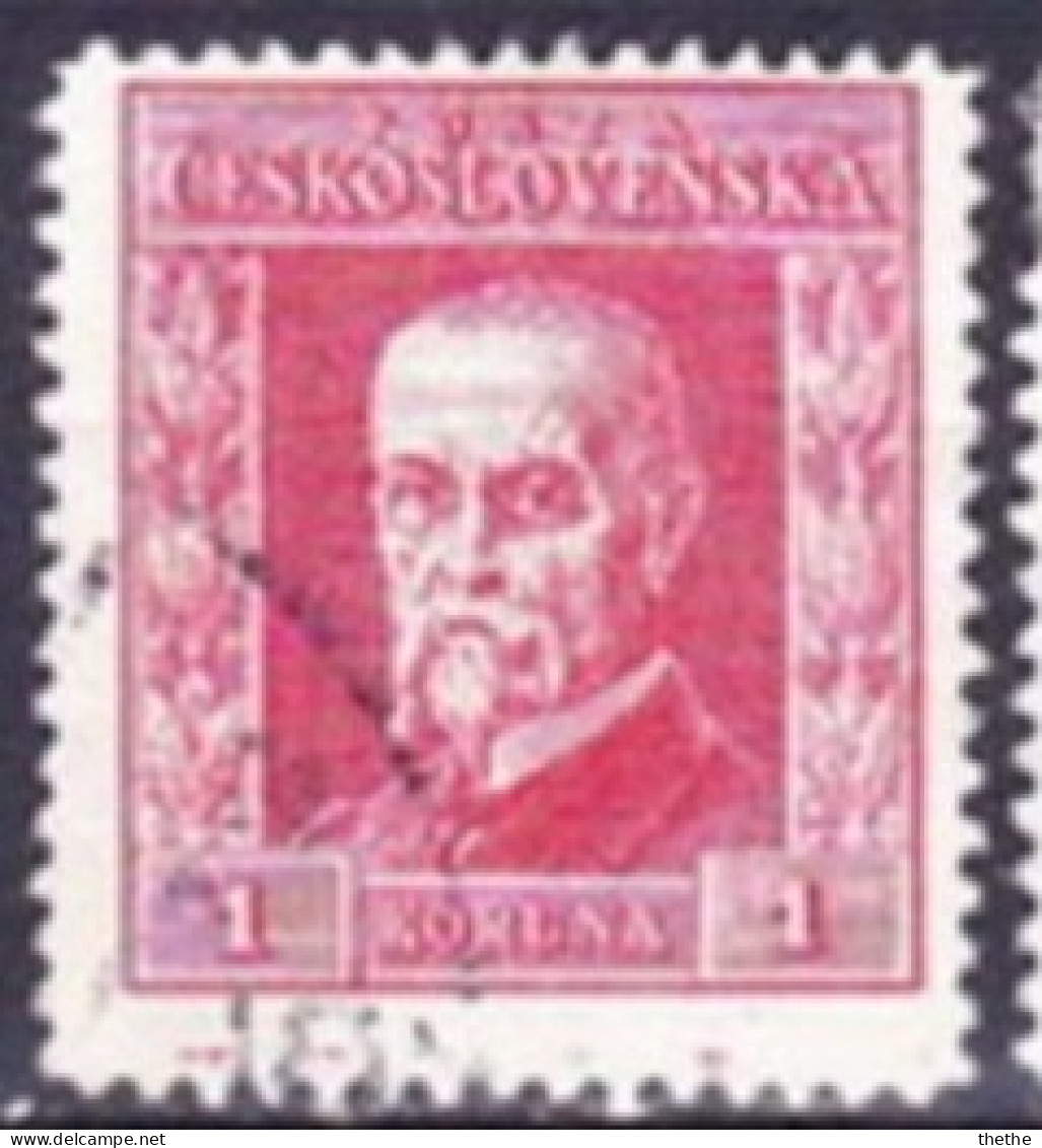 TCHECOSLOVAQUIE - Président Masaryk - Usados