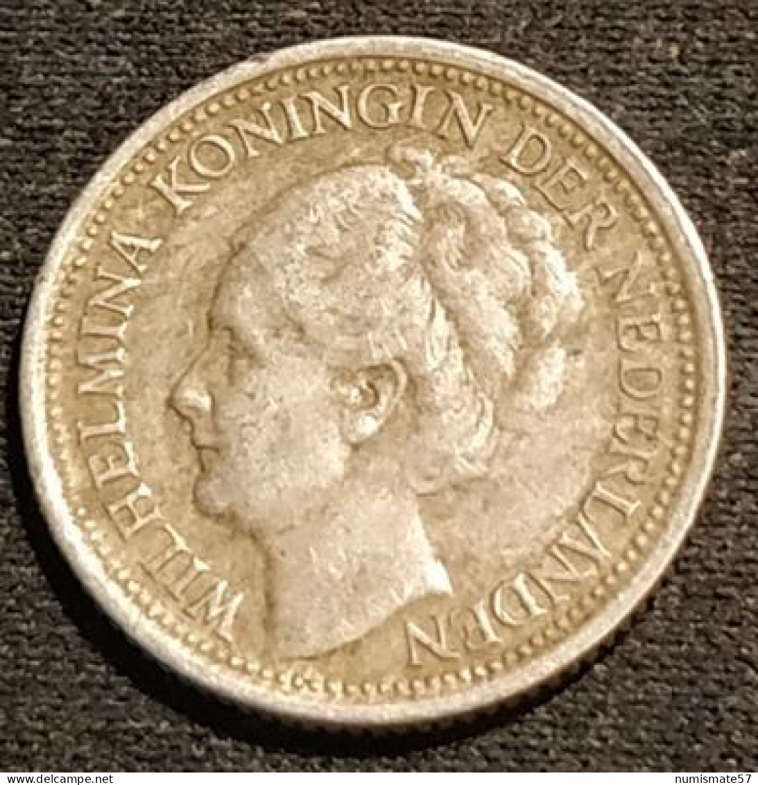 PAYS BAS - NEDERLAND - 10 CENTS 1941 - Wilhelmina - Argent - Silver - KM 163 - 10 Cent