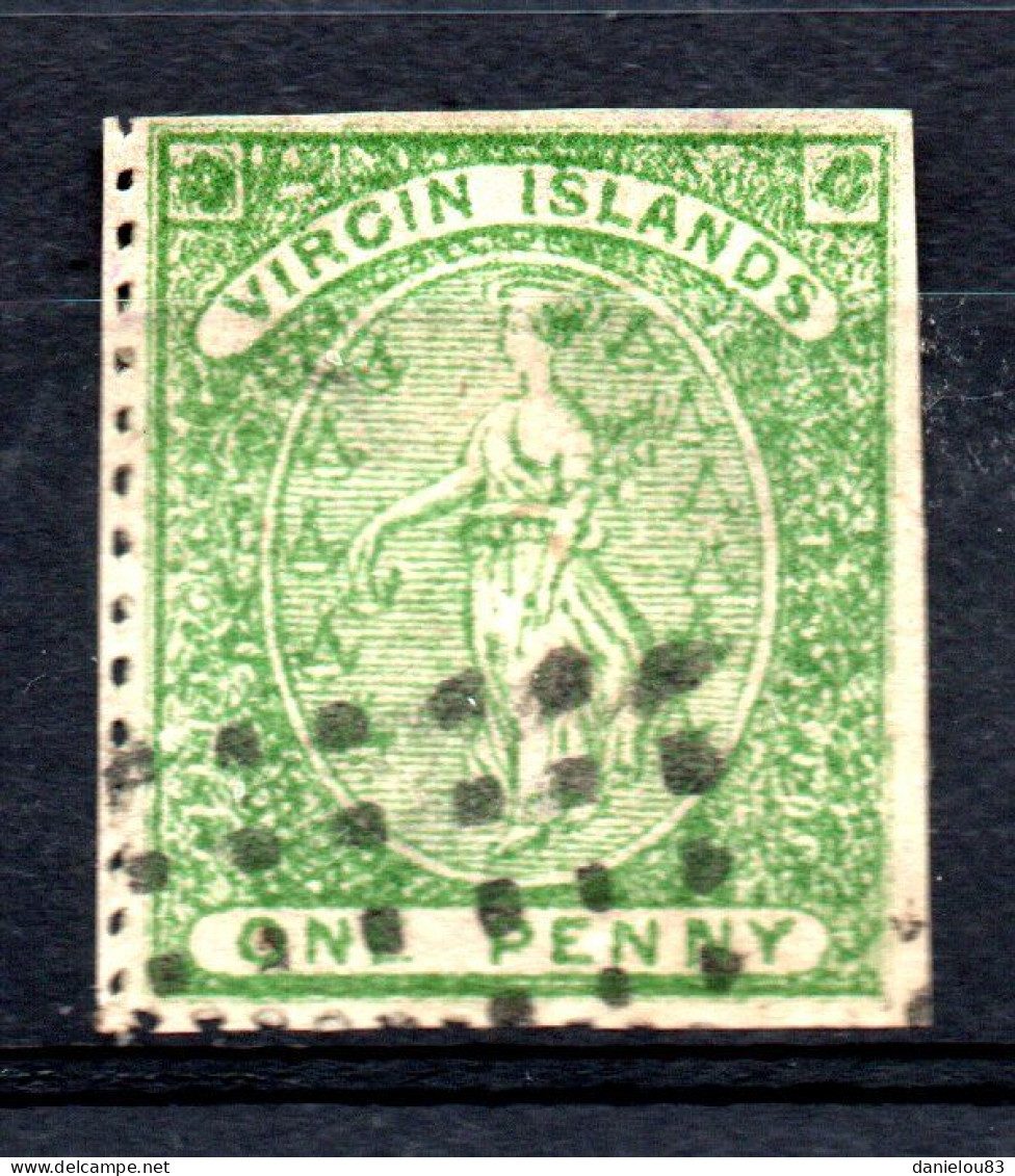 Timbre VIRGIN ISLANDS N° 3 - Année 1866 - Sainte Ursule - Oblitéré - British Virgin Islands
