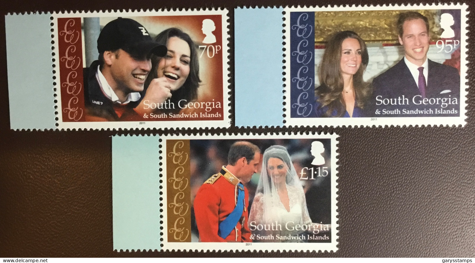 South Georgia 2011 Royal Wedding MNH - South Georgia