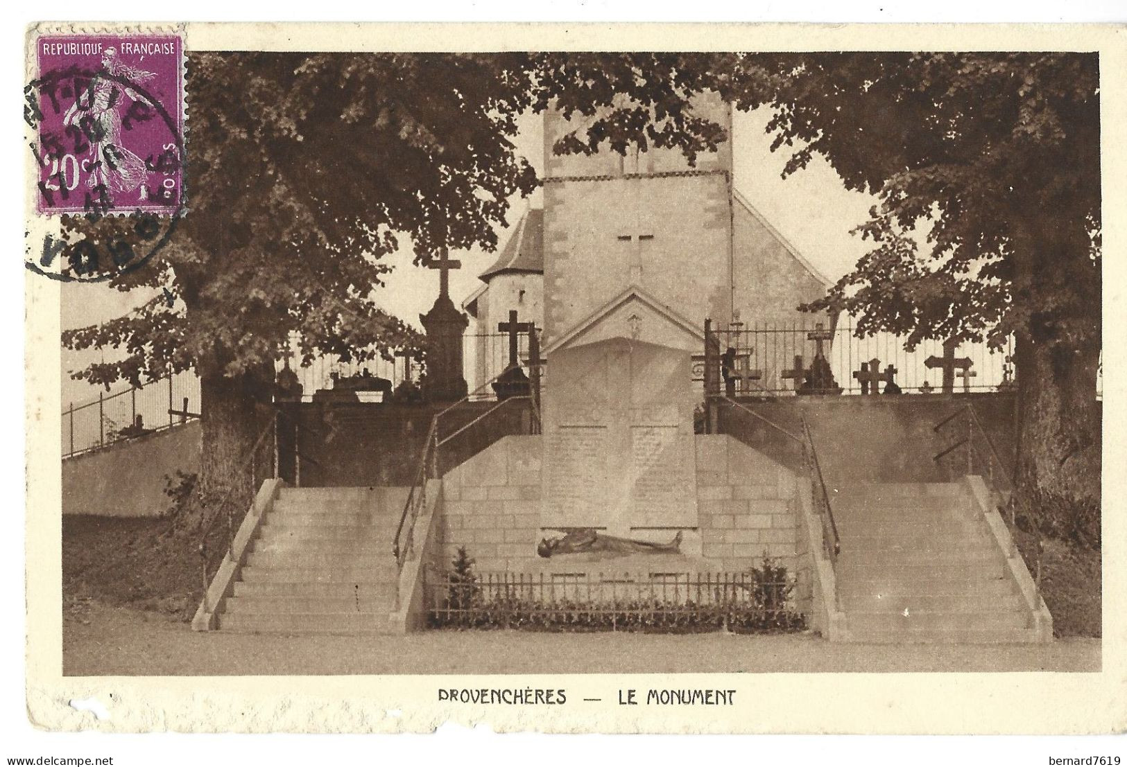 88  Provencheres Sur Fave -  Le Monument - Provencheres Sur Fave