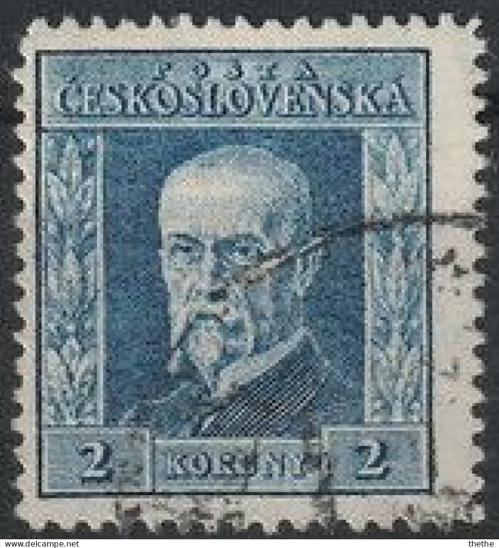 TCHECOSLOVAQUIE - Président Masaryk - Gebraucht