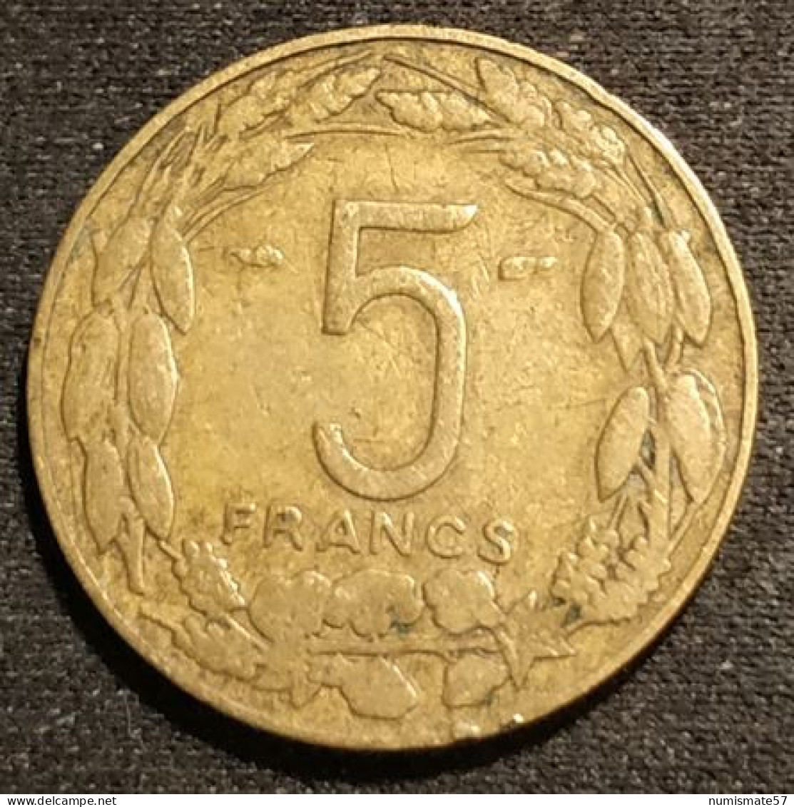 CAMEROUN - AFRIQUE EQUATORIALE FRANCAISE - 5 FRANCS 1958 - KM 10 - Kameroen