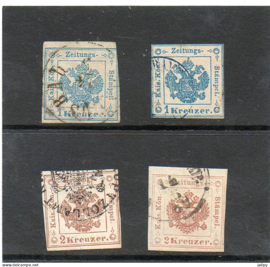 AUTRICHE   4 Timbres De Journaux     Oblitérés - Newspapers