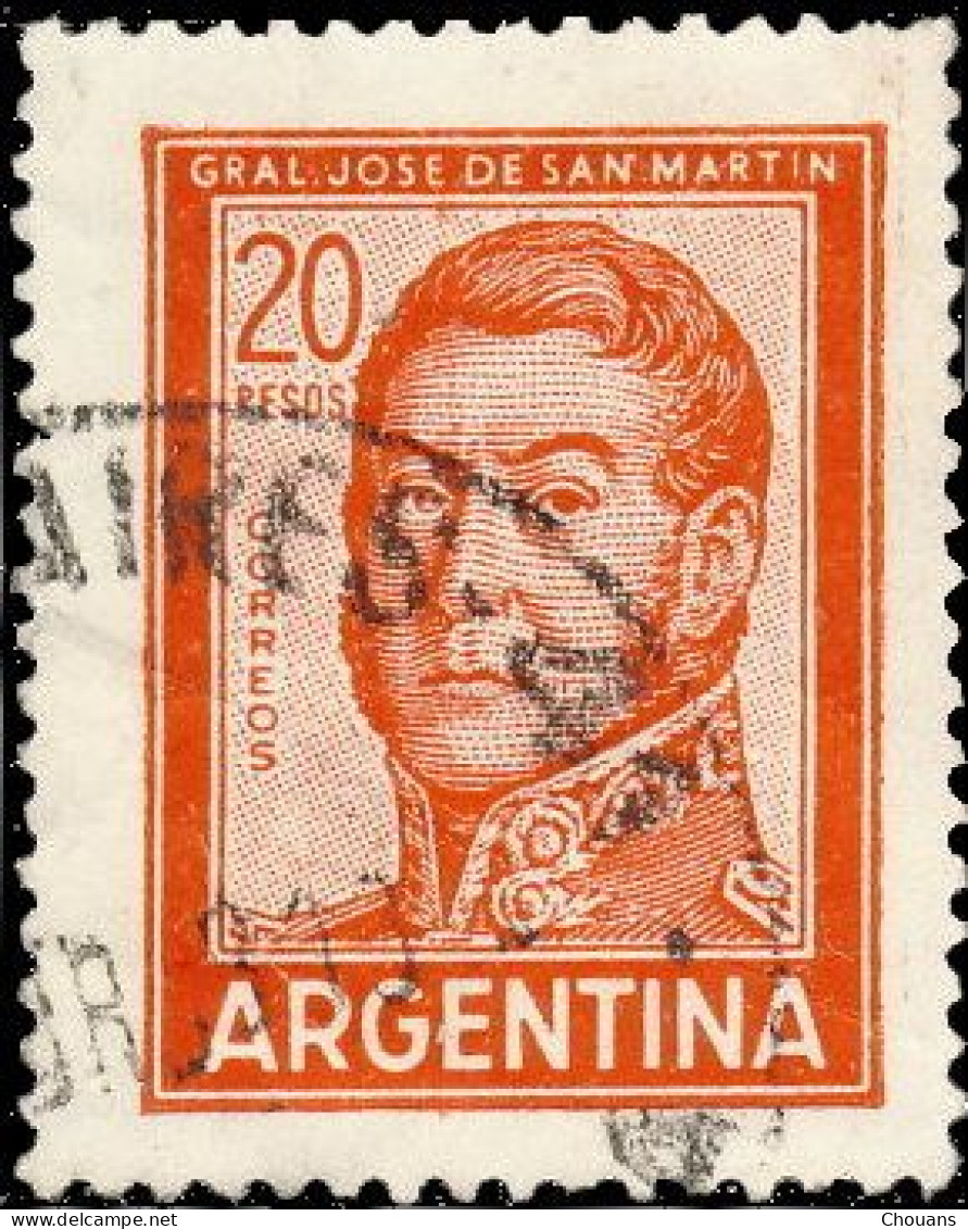 Argentine 1966. ~ YT 781 (ar 3) + 782 - San Martin - Used Stamps