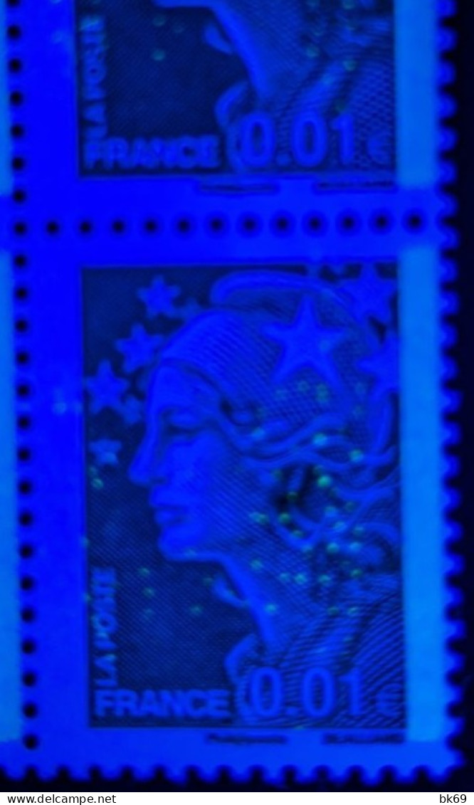 4226** Variété Collier De Phosphore, 2 Bloc De 4 Tp Avec Des Projections De PHO - Unused Stamps