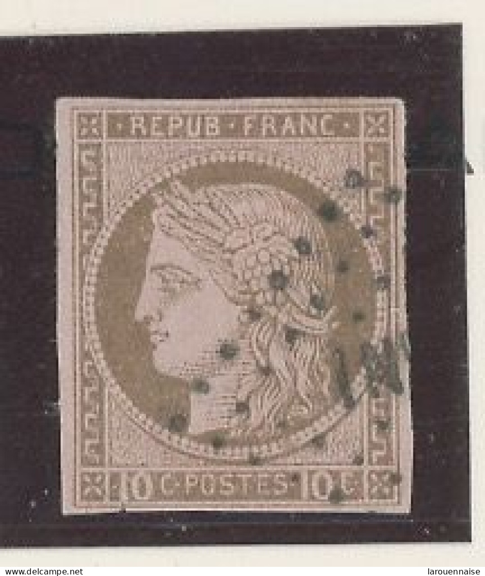 INDE- N°18 -COLONIES GÉNÉRALES CÉRÈS 10c BRUN / ROSE  - TB -Obl -LOSANGE I N D E - Used Stamps