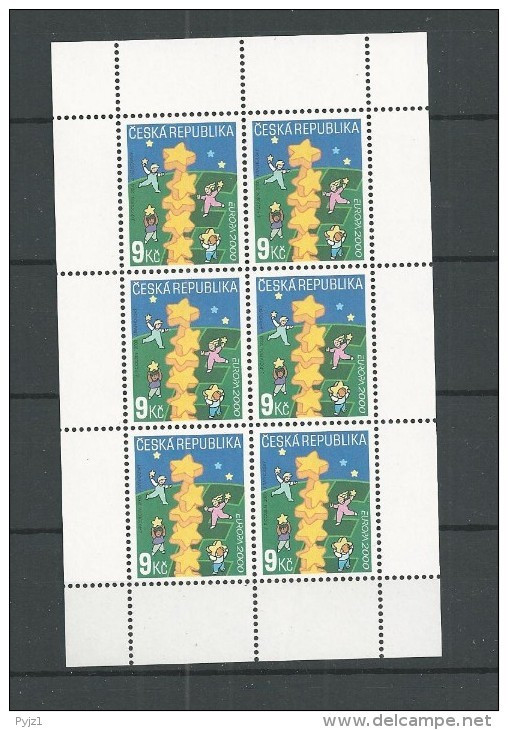2000 MNH Ceska Republika, Kleinbogen,  Postfris - Blocchi & Foglietti