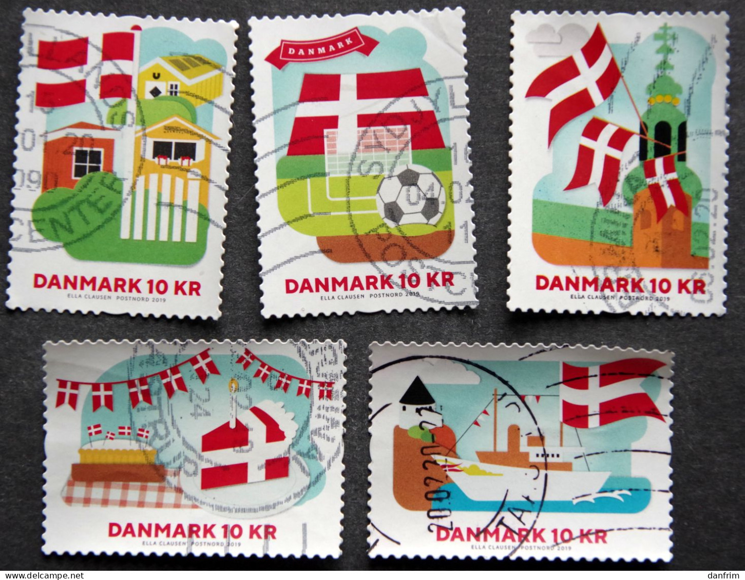 Denmark 2019    Minr.1963-67   (O)        (lot K 230) - Usati