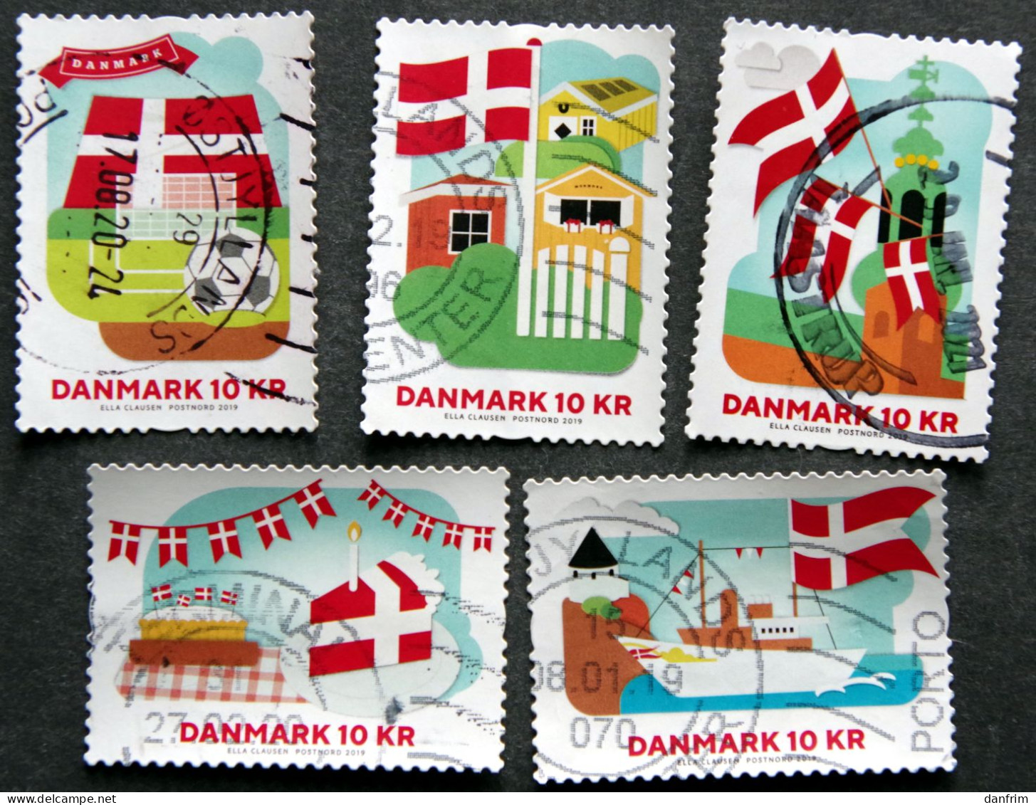 Denmark 2019    Minr.1963-67   (O)        (lot K 236) - Used Stamps