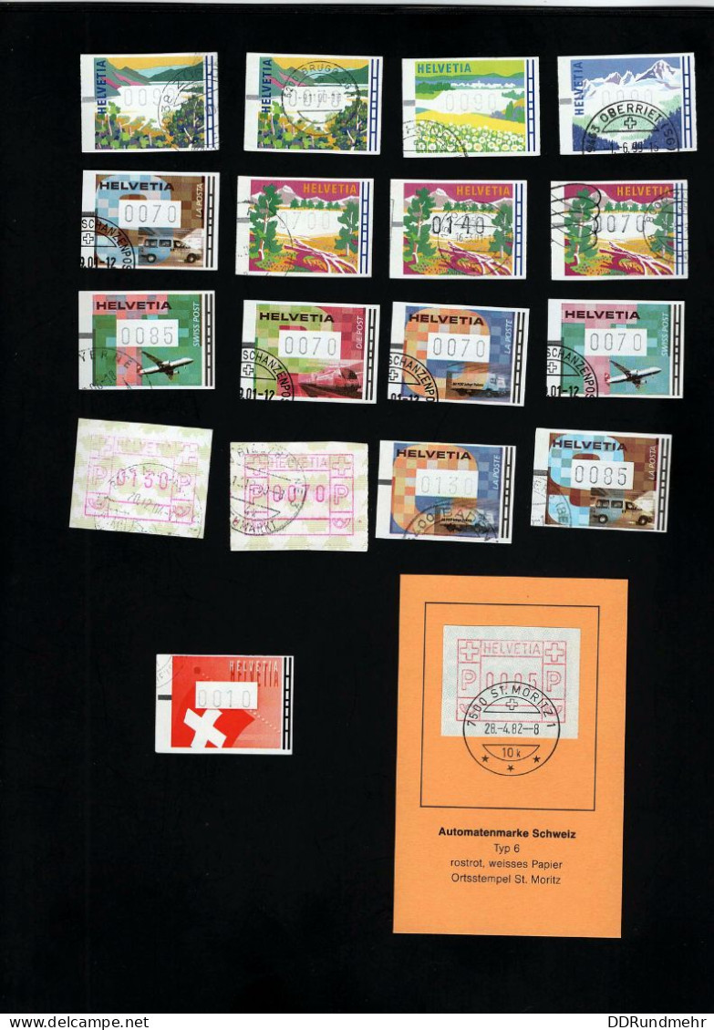 Lot Automatenmarken Gebraucht Used Siehe Scan - Automatic Stamps