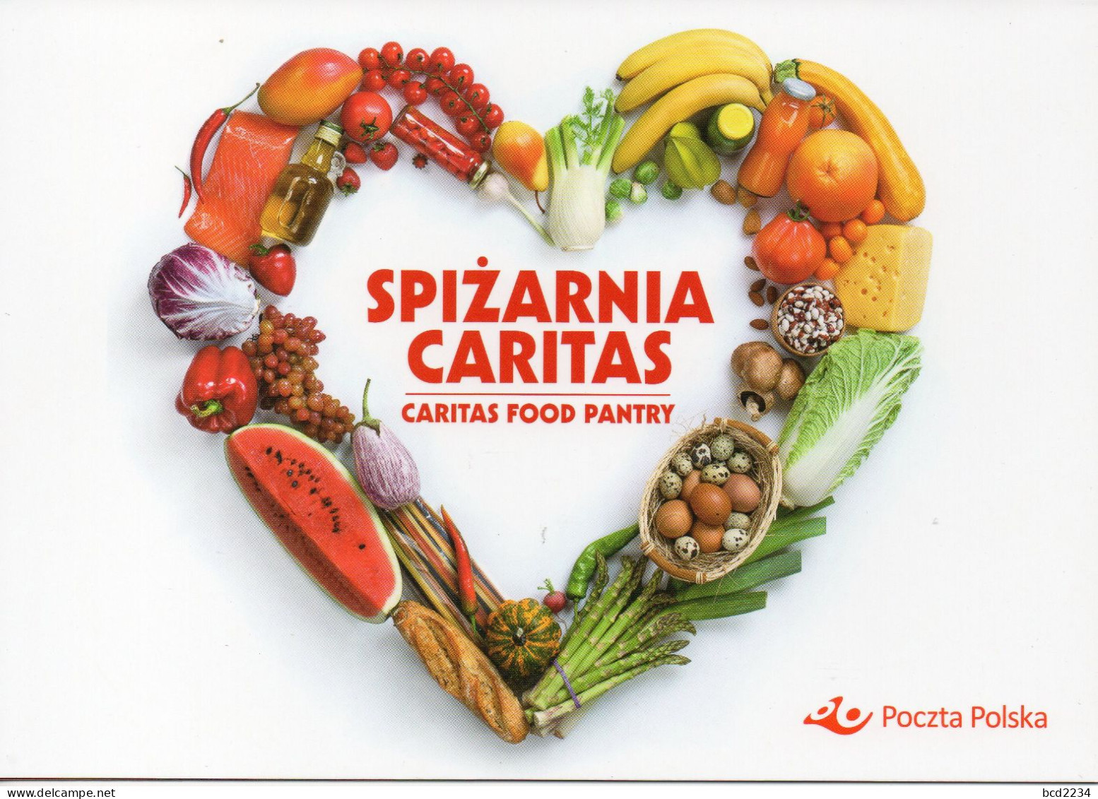 POLAND 2023 POST LIMITED EDITION PHILATELIC FOLDER: CARITAS FOOD PANTRY CHARITY DON'T WASTE FOOD CHANGE YOUR WAYS - Storia Postale