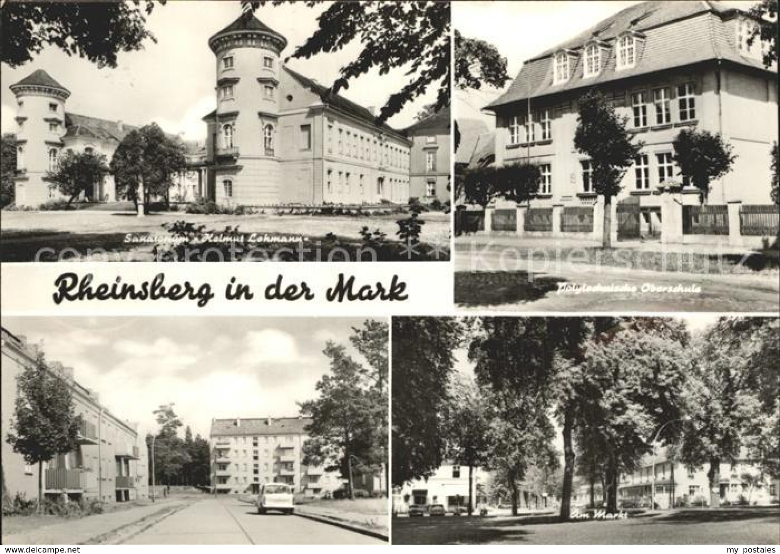 72359943 Rheinsberg Sanatorium Helmut Lehmann Polytech Oberschule Strasse Am Mar - Zechlinerhütte