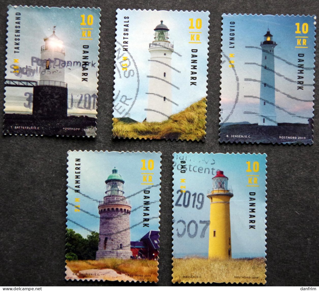 Denmark 2019   Lighthouse   Minr.1974-78   (O) (lot K 242) - Gebruikt