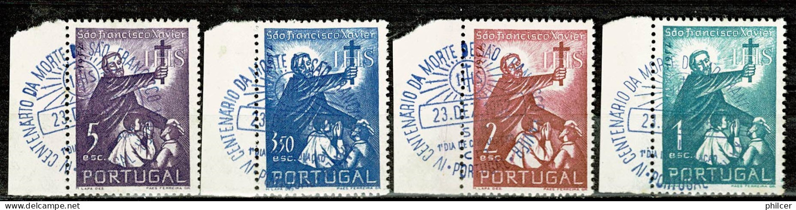 Portugal, 1952, # 759/62, Used - Oblitérés