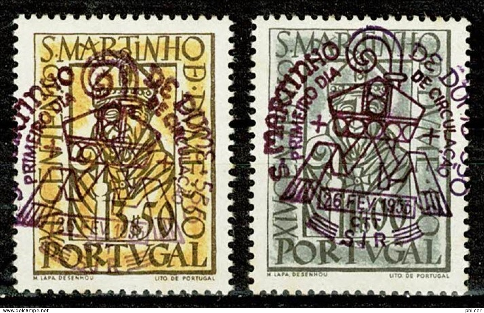 Portugal, 1953, # 778/9, Used - Gebruikt