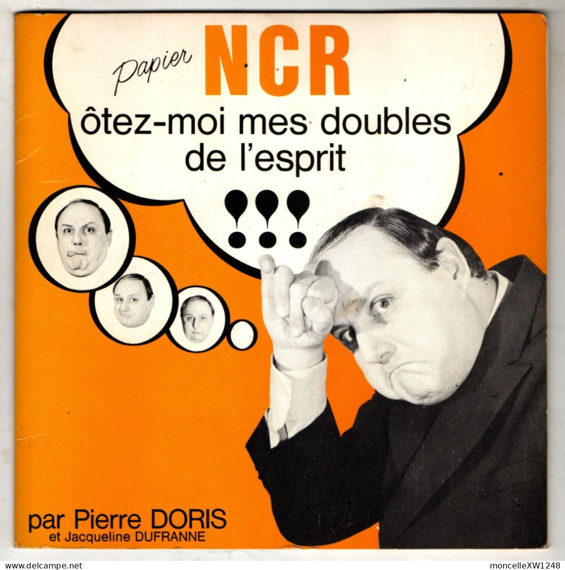 Pierre Doris - 45 T SP Papier NCR (1972) - Humor, Cabaret