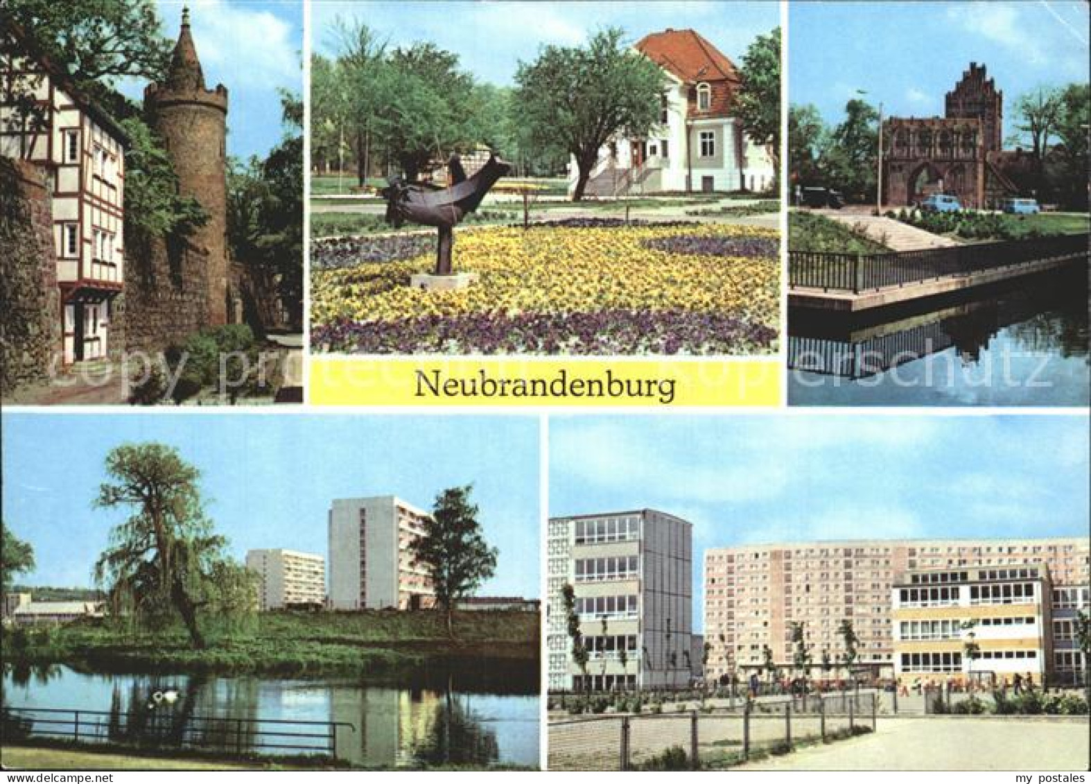 72359607 Neubrandenburg Stadtpark Wiekhaus Moenchenturm Erich-Weinert Friedrich  - Neubrandenburg