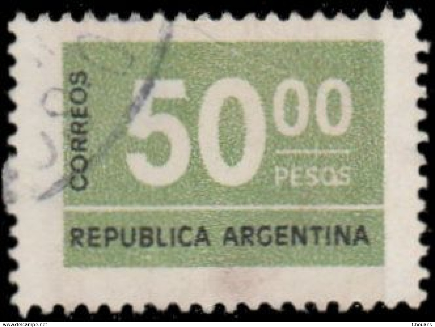 Argentine 1976. ~ YT 1043 + 1048x4 + 1067 - Chiffres (6 V) - Gebraucht