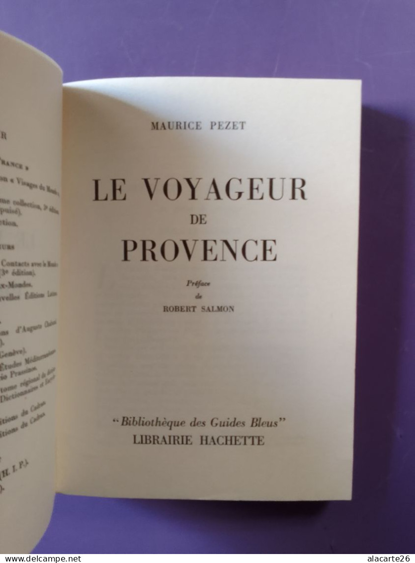 LE VOYAGEUR DE PROVENCE / MAURICE PEZET - Provence - Alpes-du-Sud