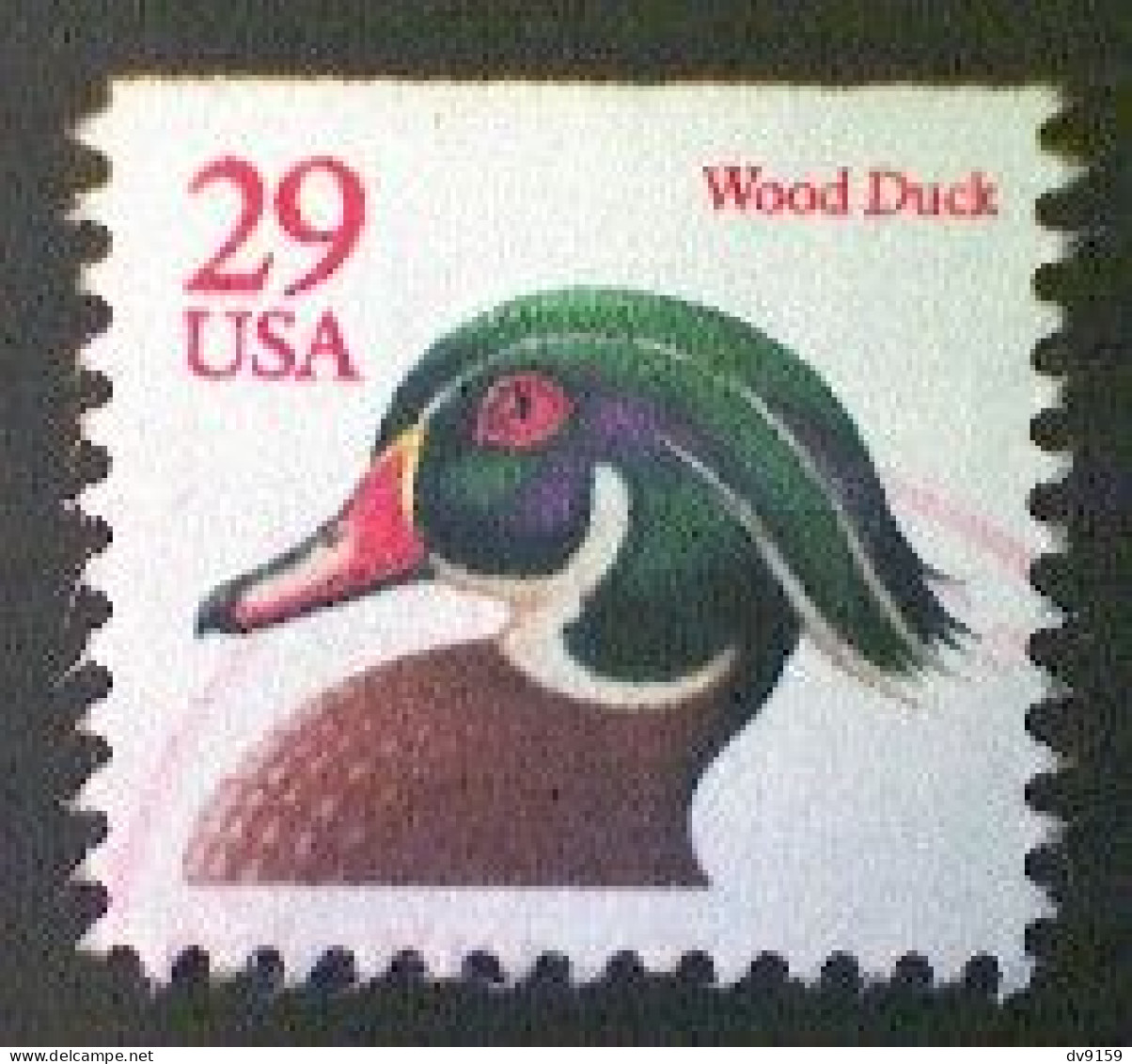 Stamps, United States, Scott #2485, Used(o), 1991,  Wood Duck Definitive, 29¢, Multicolored - Used Stamps