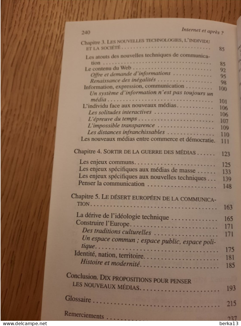 Internet Et Après? WOLTON 2000 - Informatique