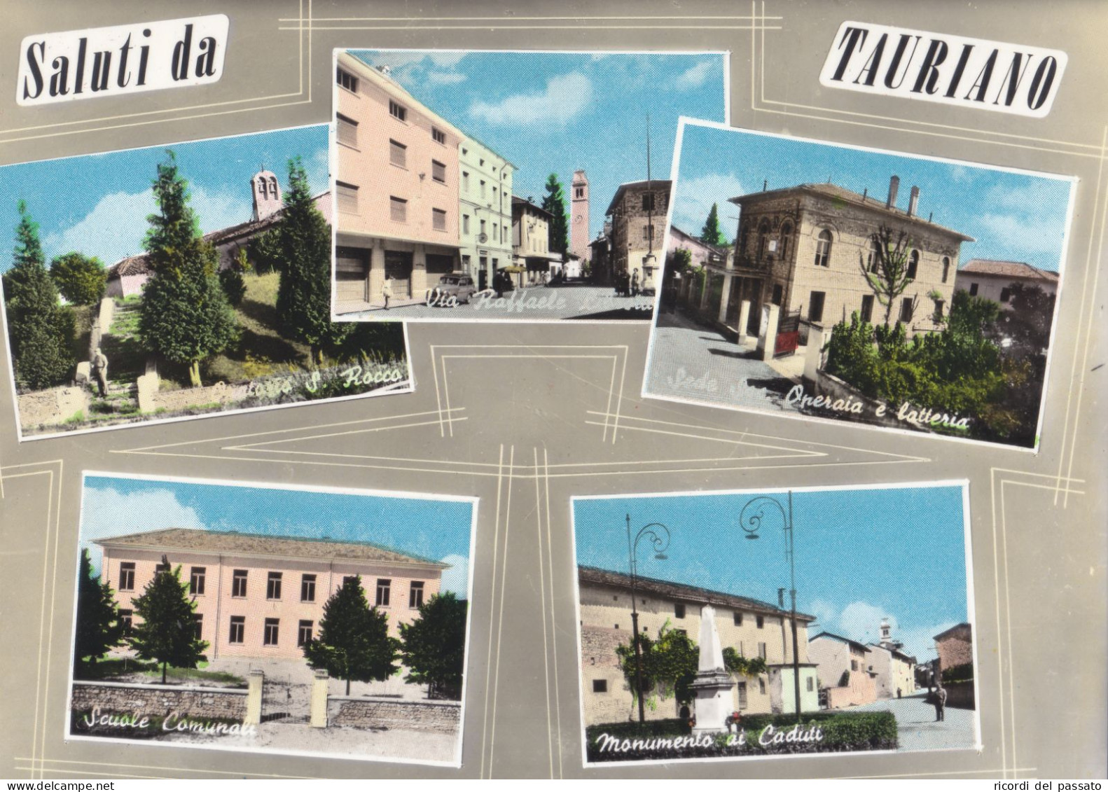 Cartolina Tauriano ( Pordenone ) - Saluti Con Vedutine - Pordenone