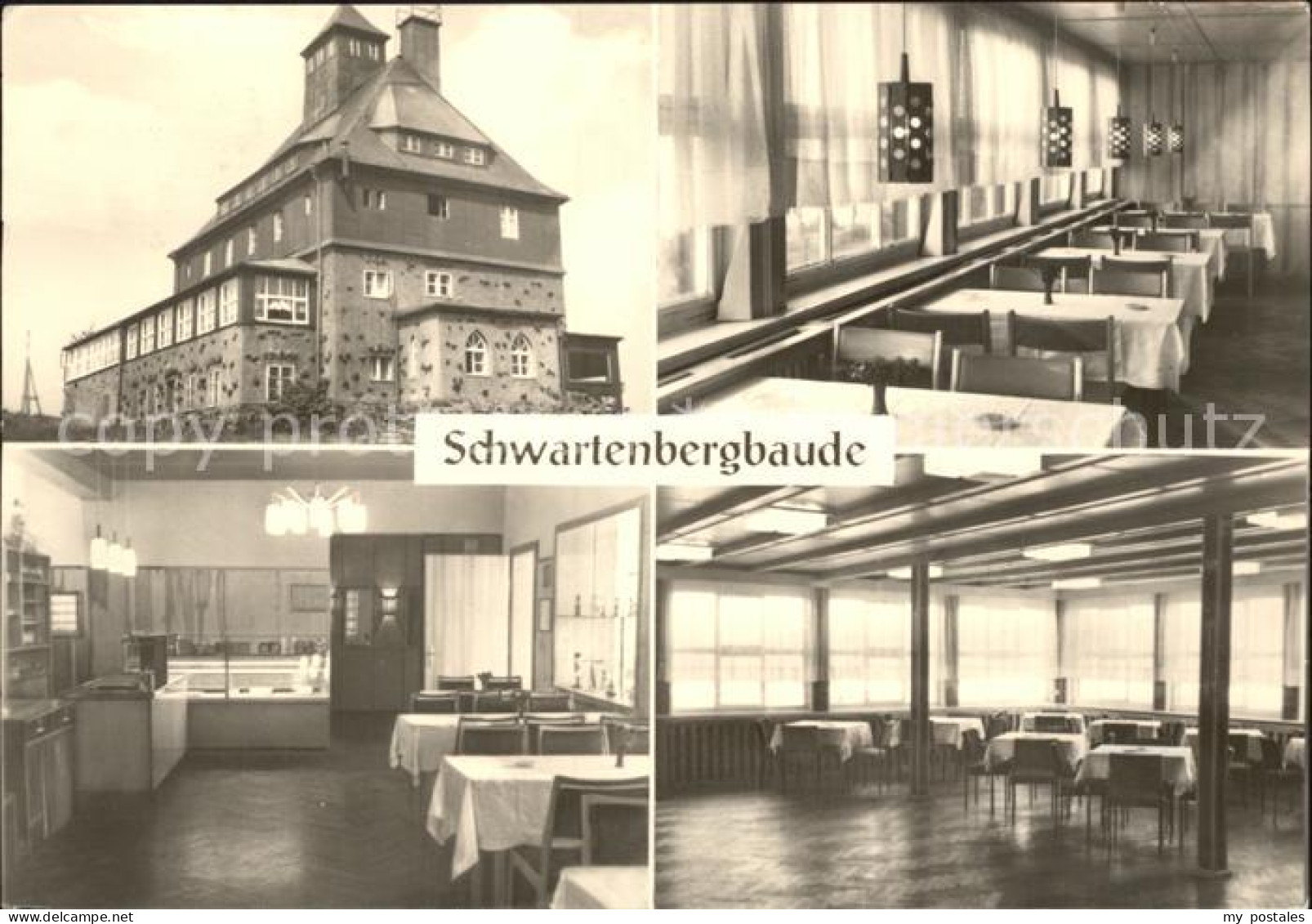 72358513 Neuhausen Erzgebirge Schwartenbergbaude Gastraum Speisesaal Neuhausen - Neuhausen (Erzgeb.)