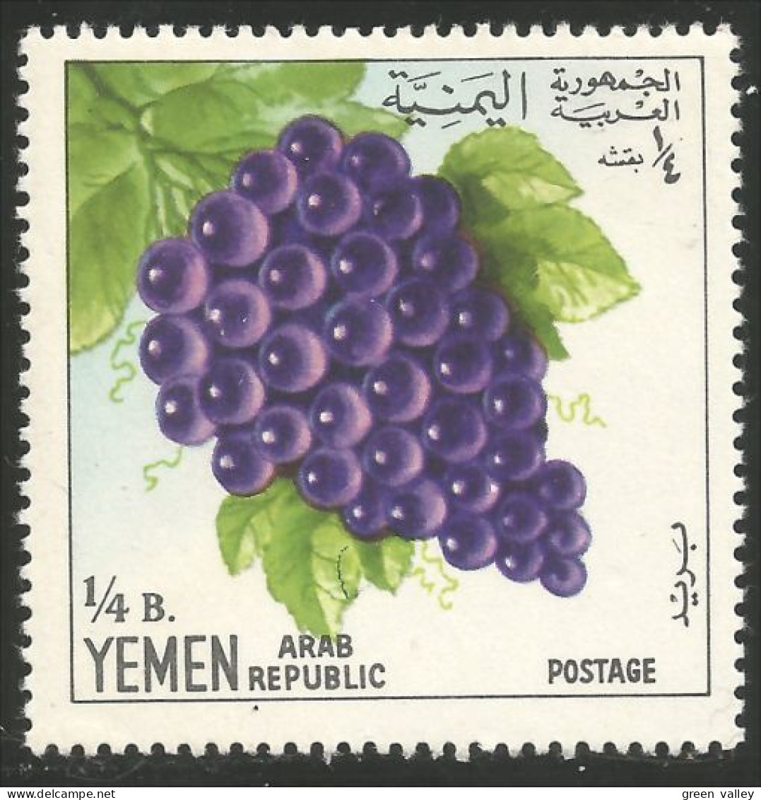 FR-31 Yemen Fruits Raisin Grape Wine Wein Traube Uva Vin Vino MH * Neuf CH Légère - Vinos Y Alcoholes