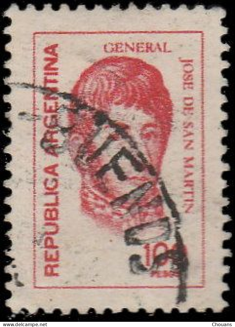 Argentine 1977. ~ YT 1089 + 1090x6 - Gral San Martin (7 V) - Used Stamps