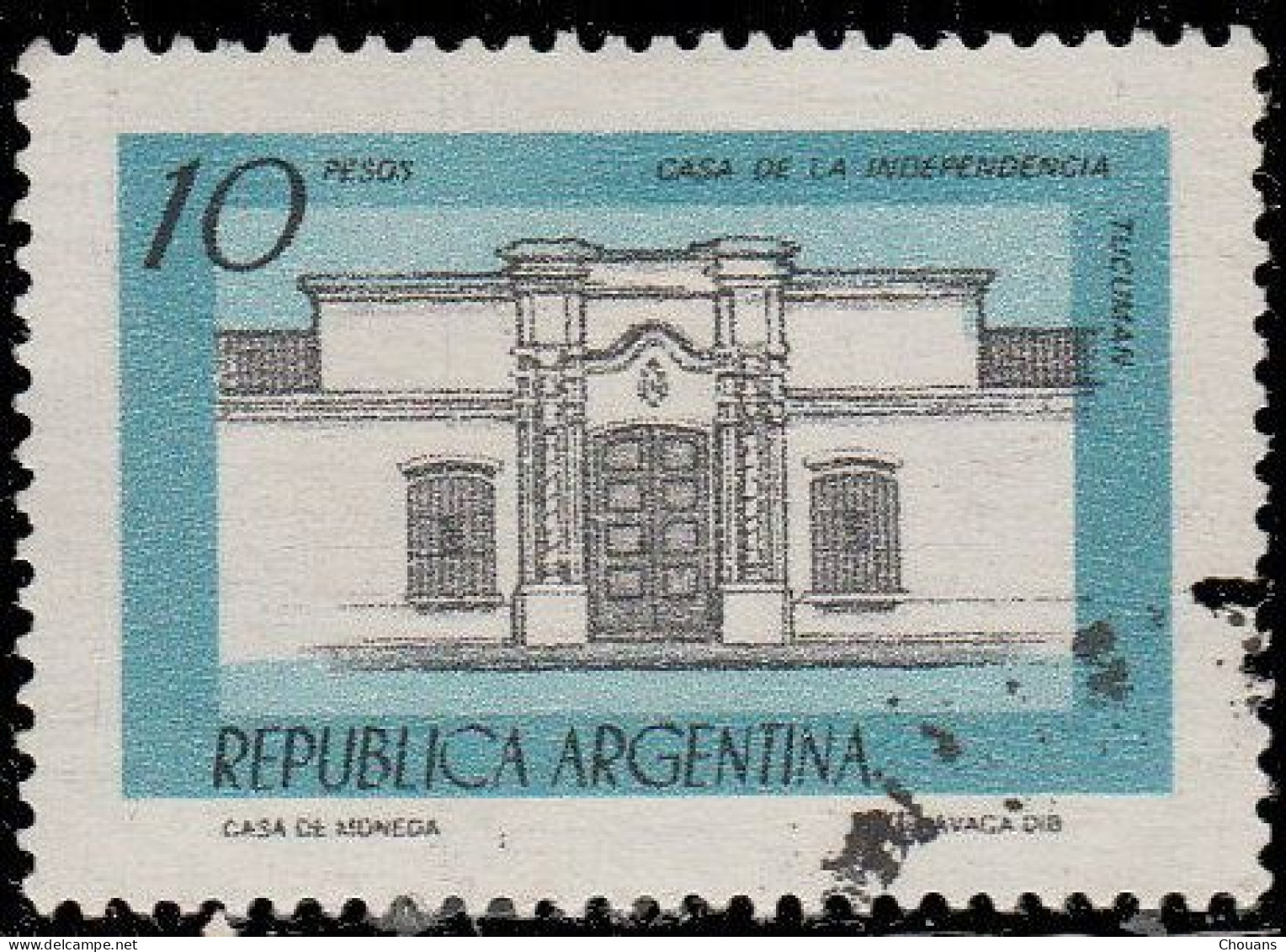 Argentine 1978. ~ YT 1108 (par 2) - Maison De L'indépendance - Usados