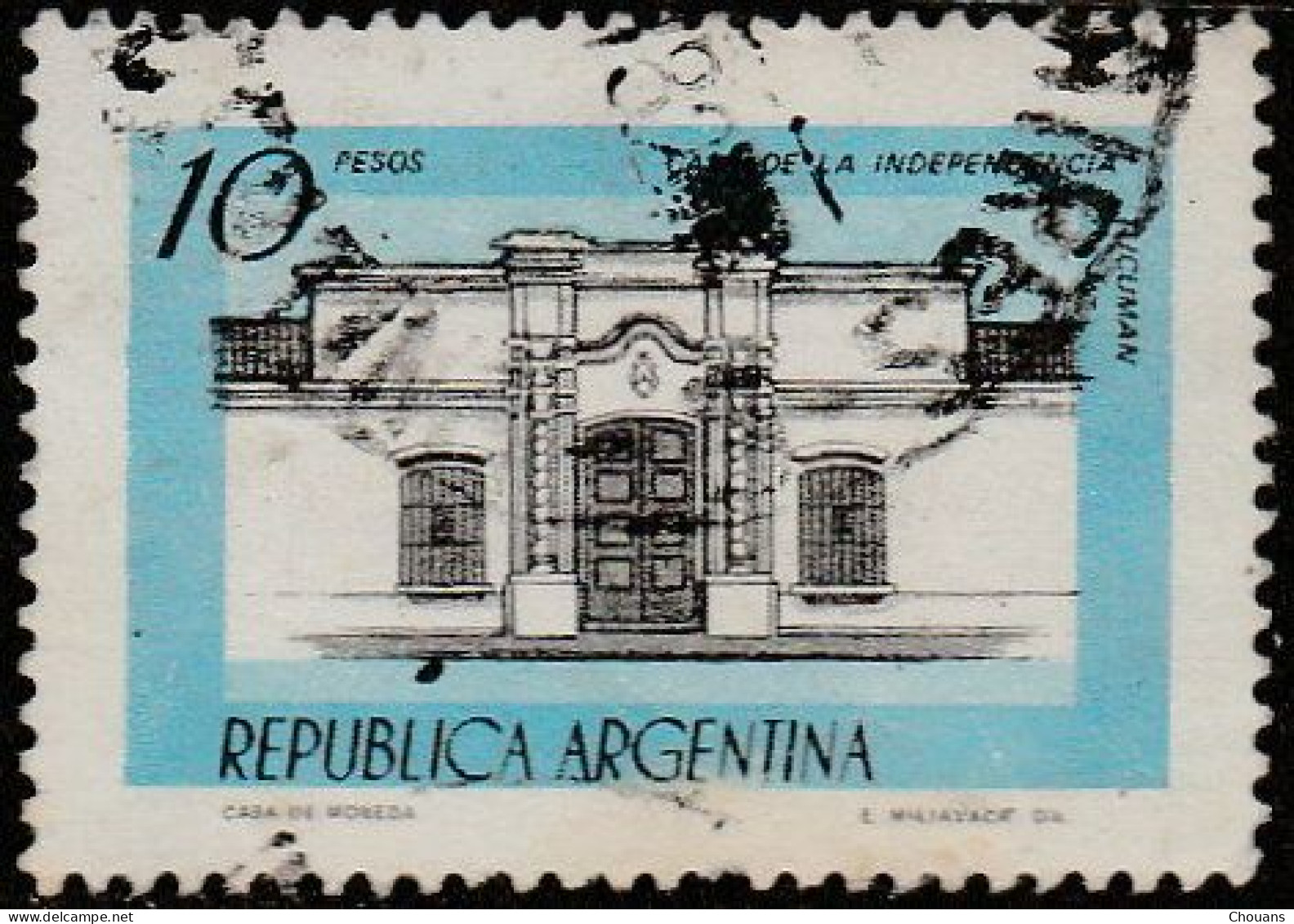 Argentine 1978. ~ YT 1108 (par 2) - Maison De L'indépendance - Usati