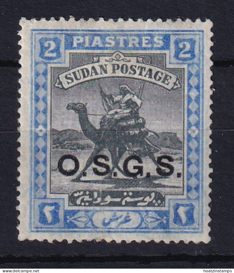 Sdn: 1903/12   Official - Arab Postman 'O.S.G.S.' OVPT  SG O9   2P   MH - Sudan (...-1951)