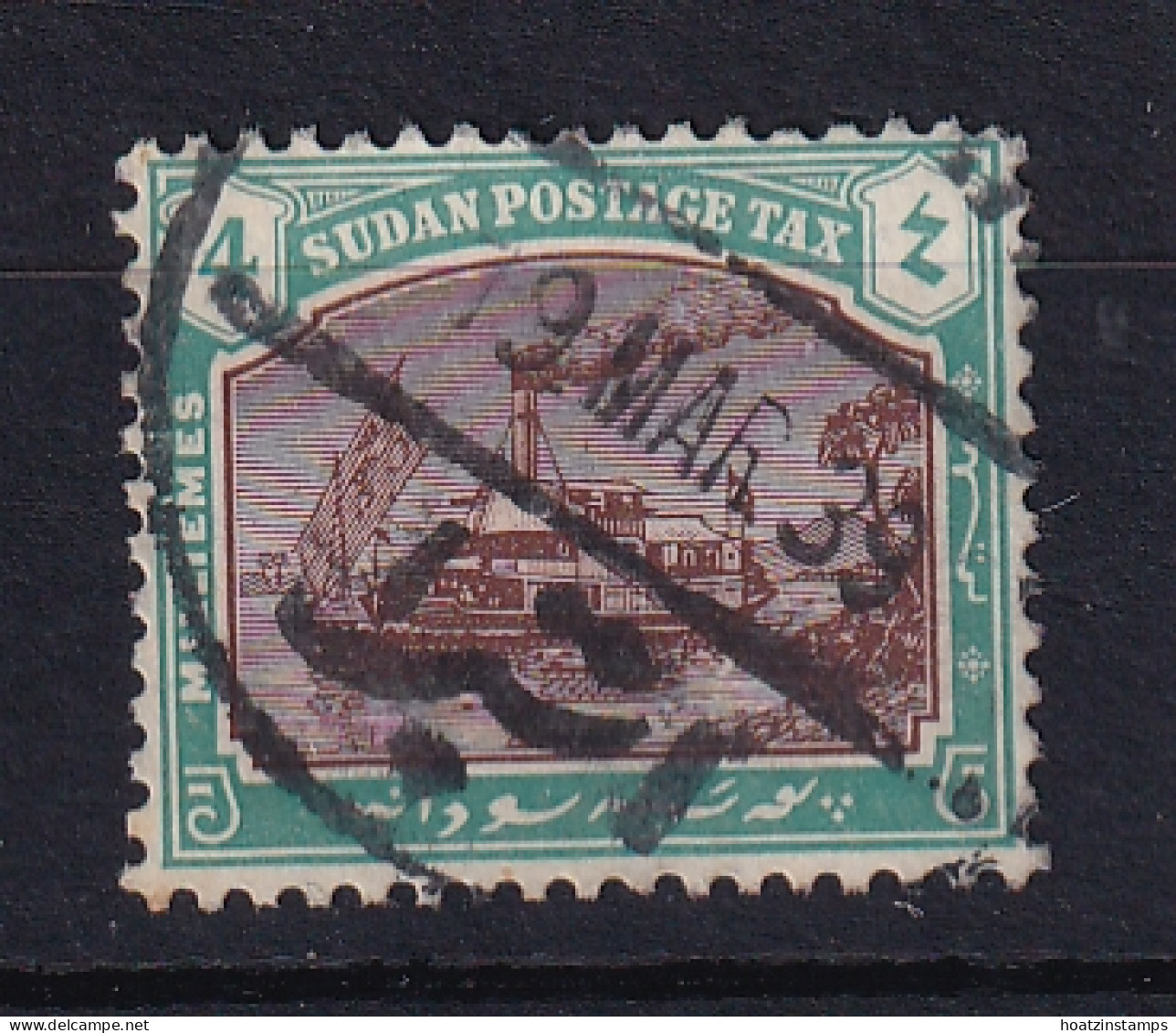 Sdn: 1927/30   Postage Due - Gunboat  SG D10   4m   Used - Soedan (...-1951)
