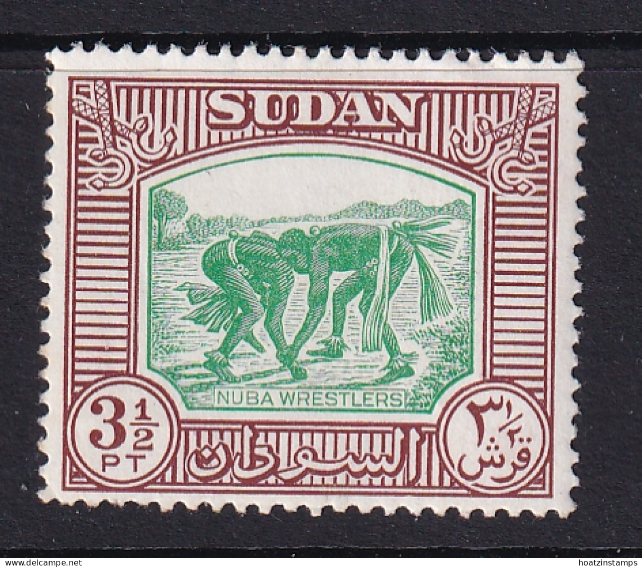 Sdn: 1951/61   Pictorial   SG132    3½P  Bright Green & Red-brown   MH - Sudan (...-1951)