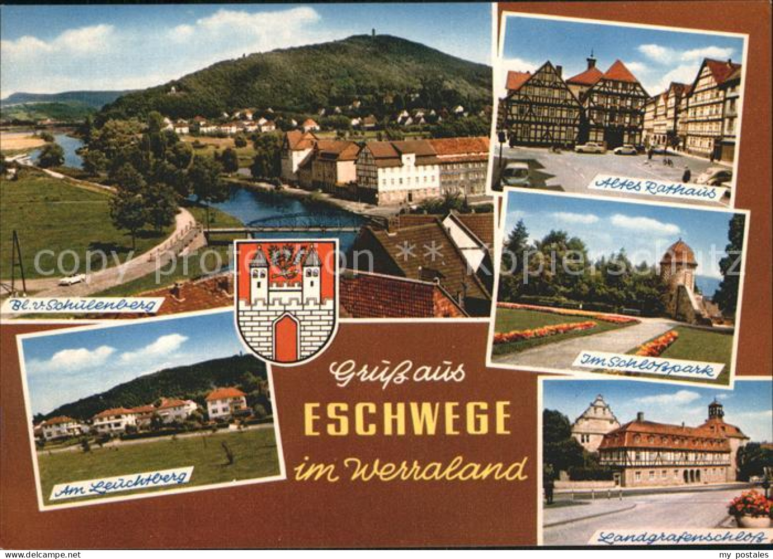 72357787 Eschwege Werra Altes Rathaus Schlosspark Landgrafenschloss Leuchtberg E - Eschwege