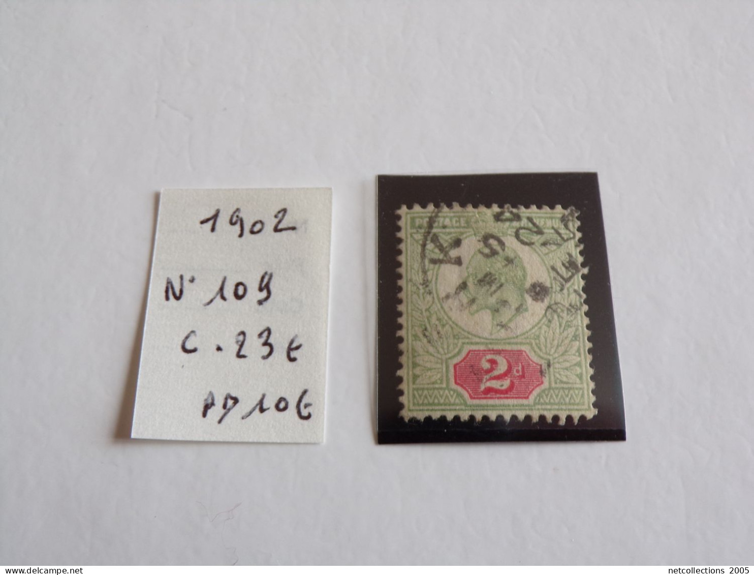 GRANDE BRETAGNE 1902 N°109 - OBLITERE - Used Stamps
