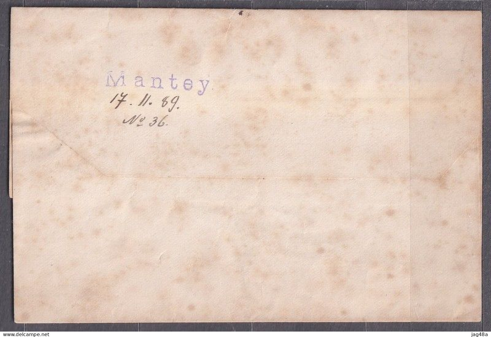 UNITED KINGDOM. 1869/Mantey, PS Wrapper/to Rhenish Prussia. - Lettres & Documents