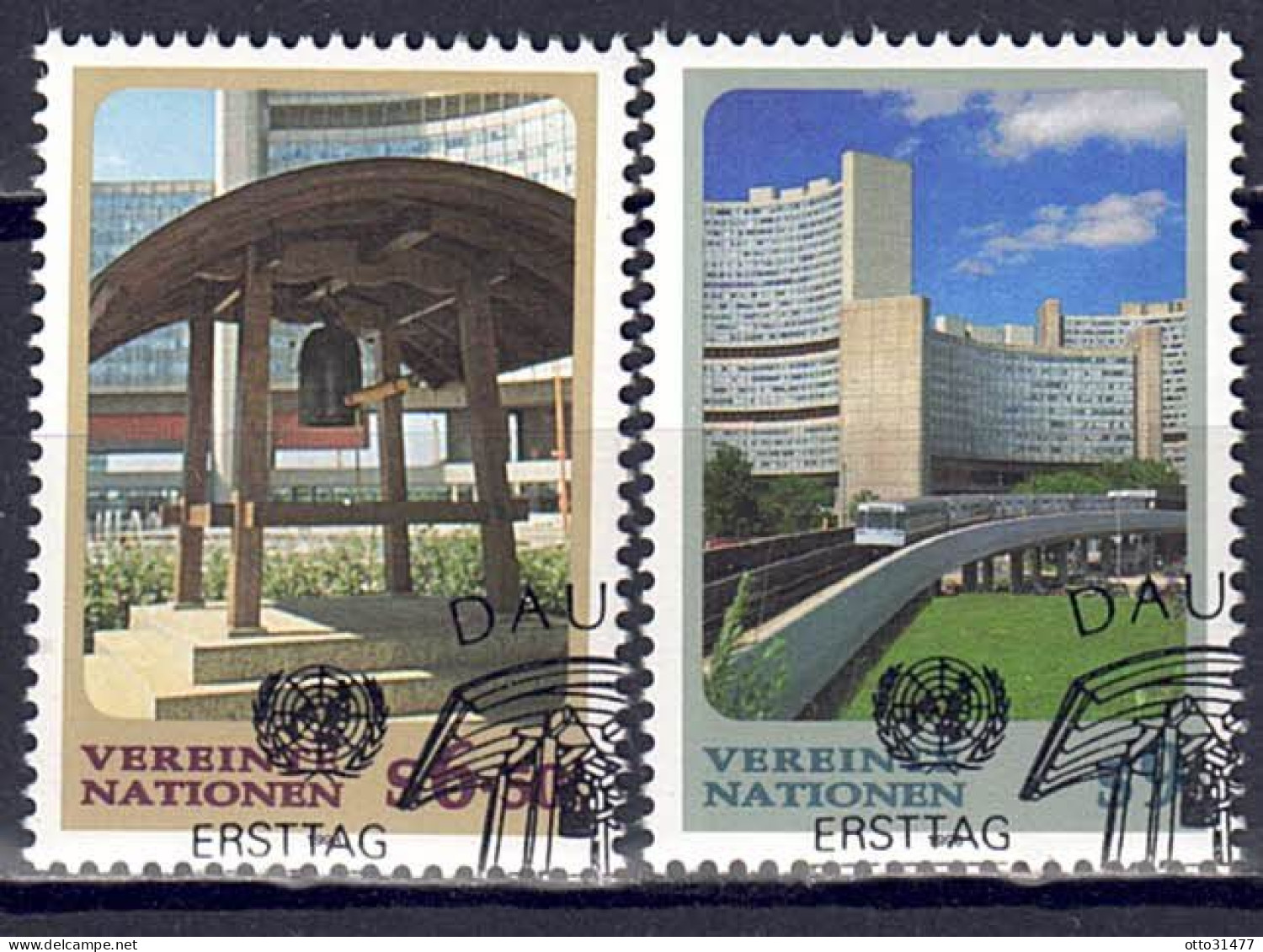 UNO Wien 1998 - Freimarken, Nr. 246 - 247, Gestempelt / Used - Oblitérés