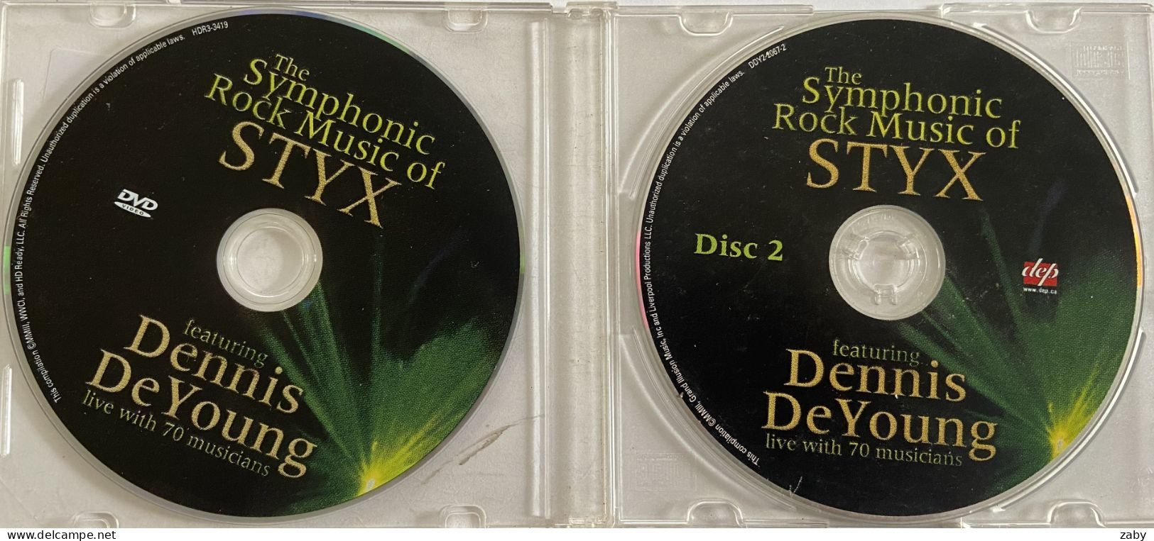 The Symphonic Rock Music Of STYX Featuring Dennis De Young Live With 70 Musicians-DVD - DVD Musicaux