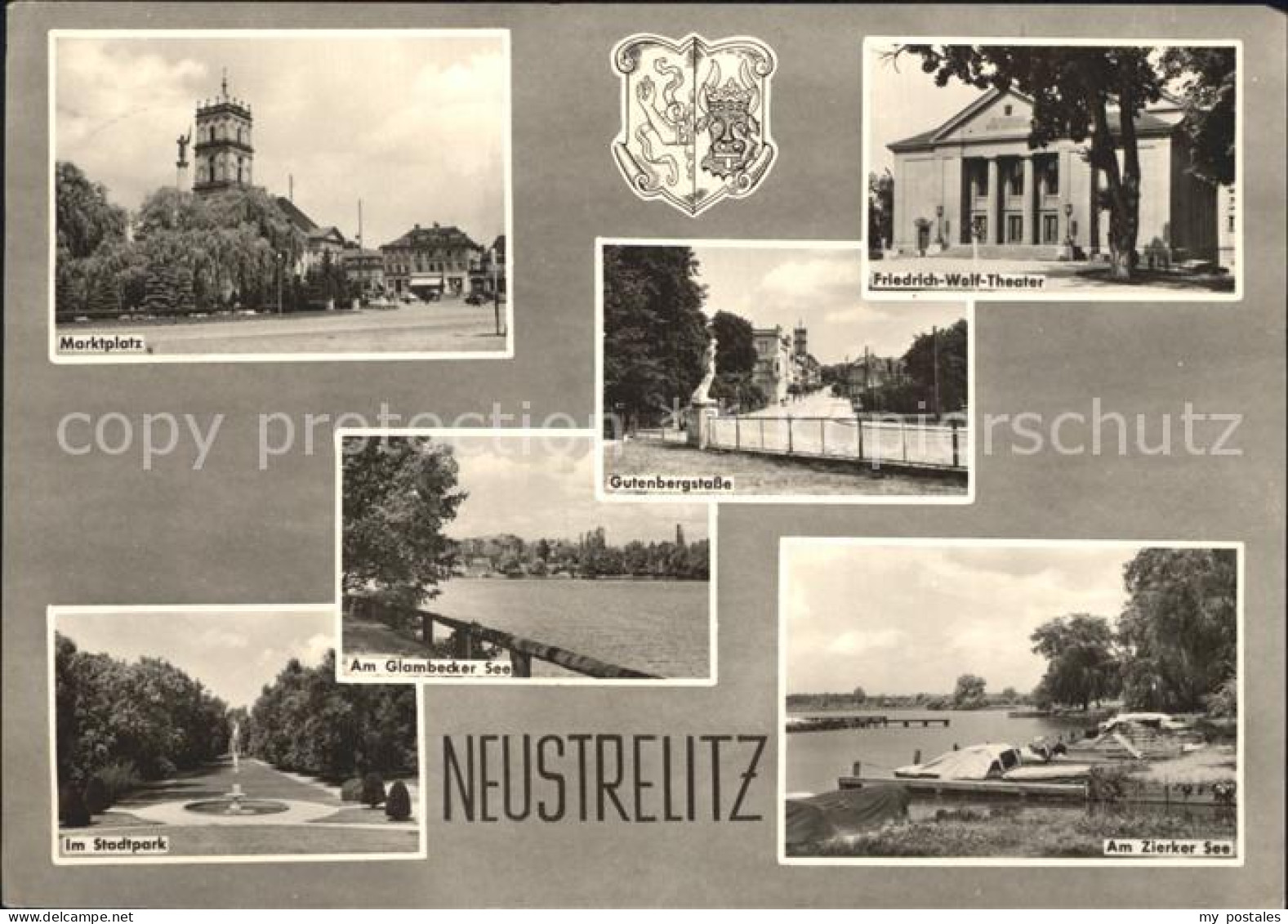 72357253 Neustrelitz Marktplatz Friedrich-Wolf-Theater Zierker See  Neustrelitz - Neustrelitz