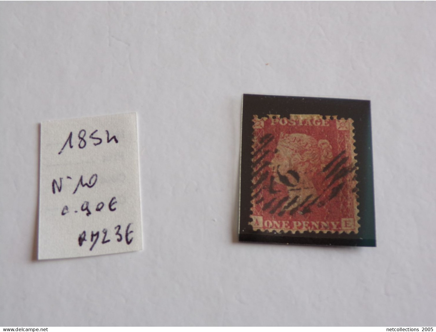 GRANDE BRETAGNE 1854 N°10 - OBLITERE - Used Stamps