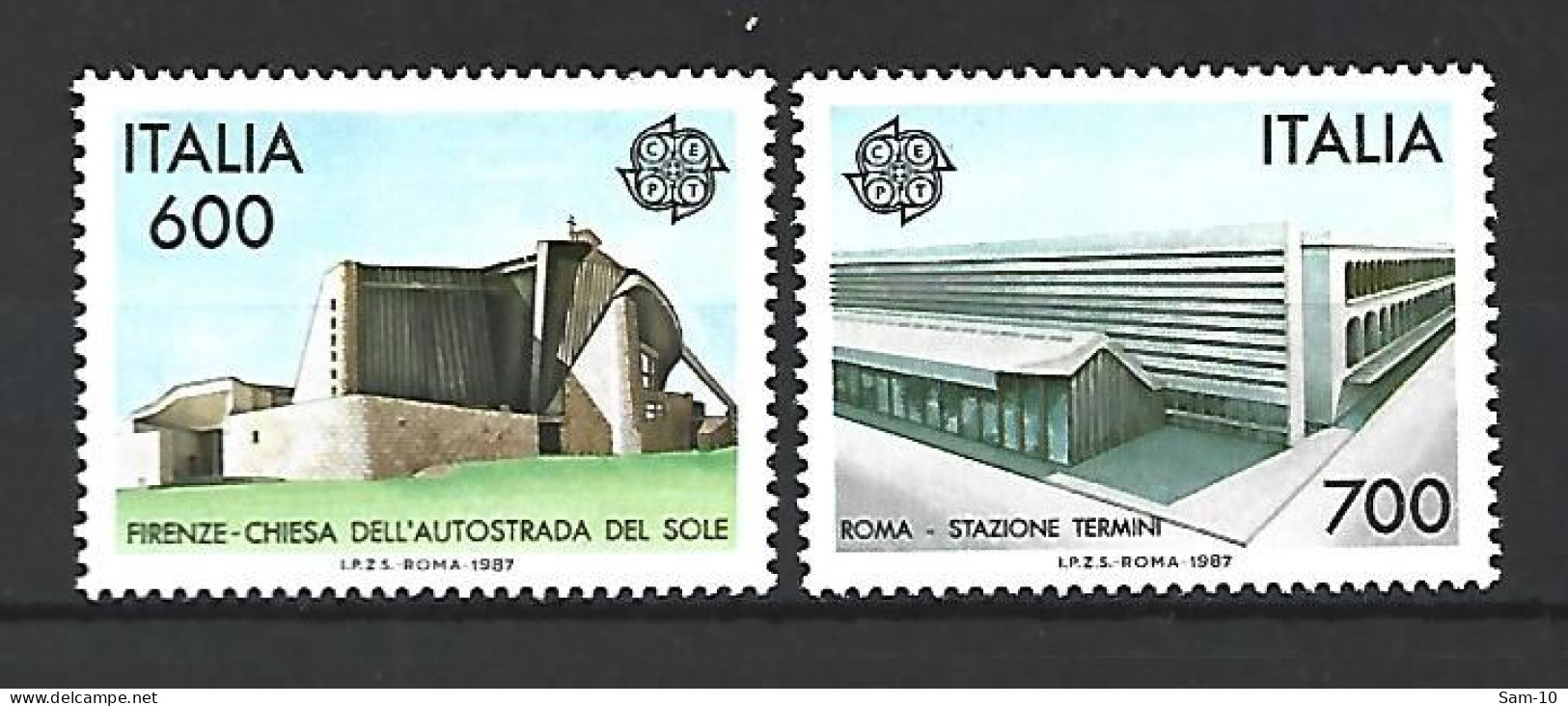 Timbre Europa En Neuf **  Italie  N 1742 / 1743 - 1987