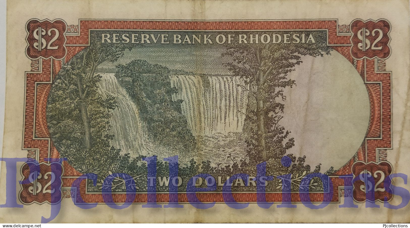 RHODESIA 2 DOLLARS 1975 PICK 31j VF - Rhodesien