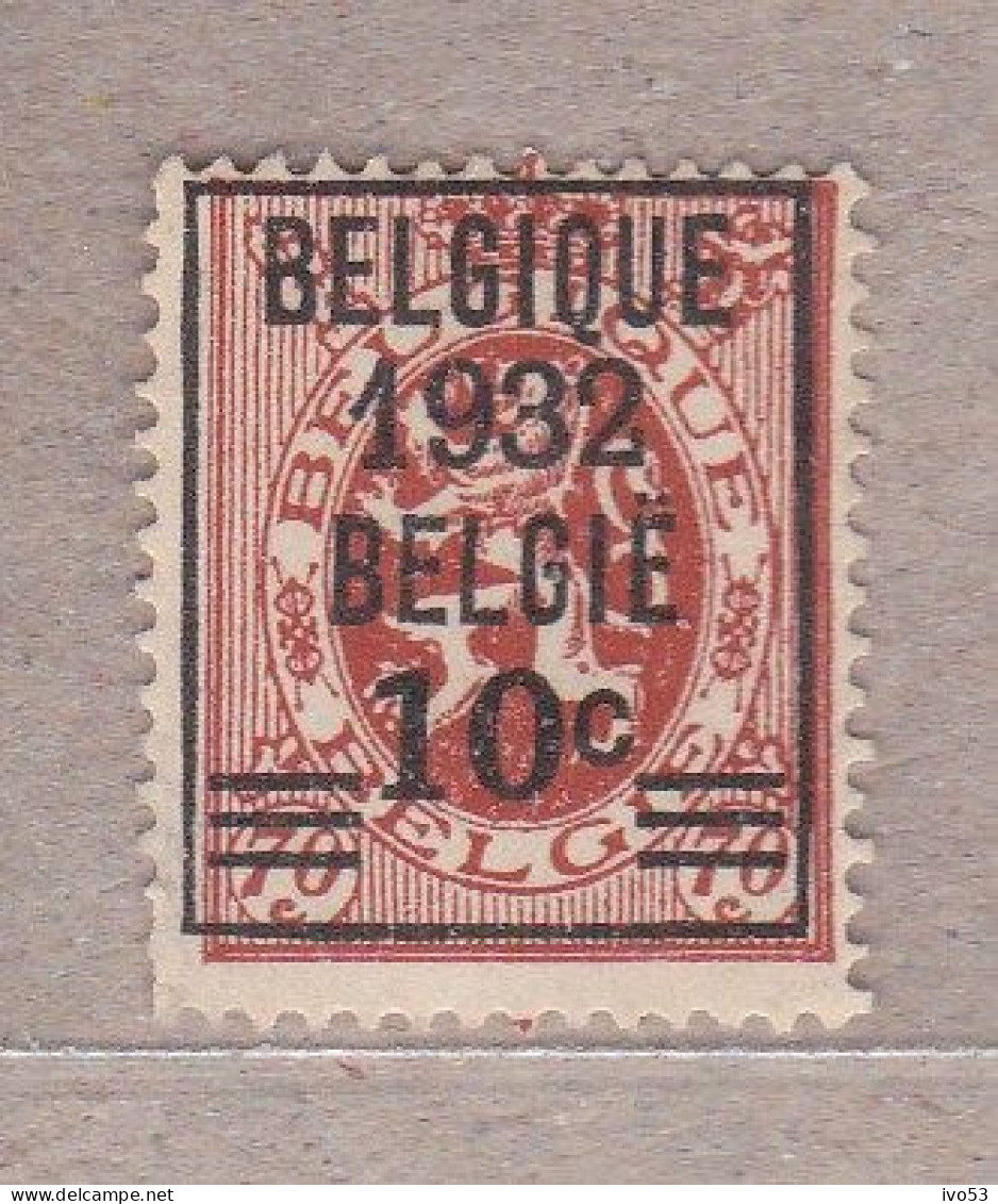 1932 Nr 334(*) Zonder Gom.Heraldieke Leeuw Van 1929. - 1929-1937 Lion Héraldique