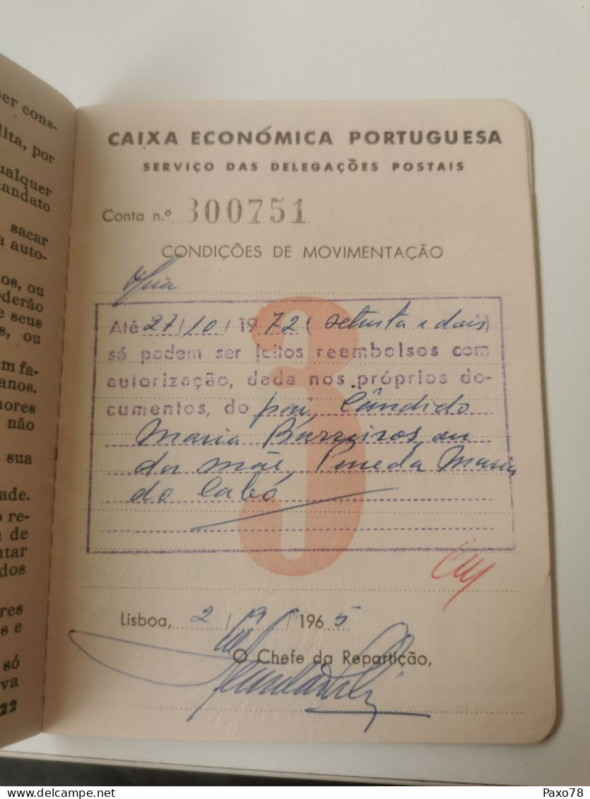 Caixa Geral De Depositos, Credito E Providencia 1965 - Briefe U. Dokumente