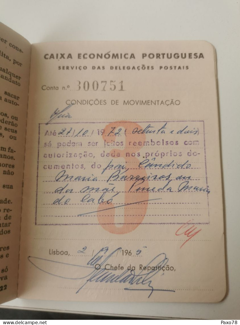 Caixa Geral De Depositos, Credito E Providencia 1965 - Covers & Documents