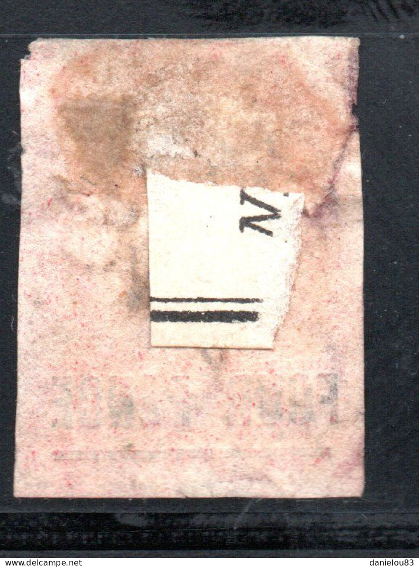 Timbre ST Helene YT N° 4 Année 1863 - Faciale: FOUR PENCE - Oblitéré Côte 350€ - Saint Helena Island