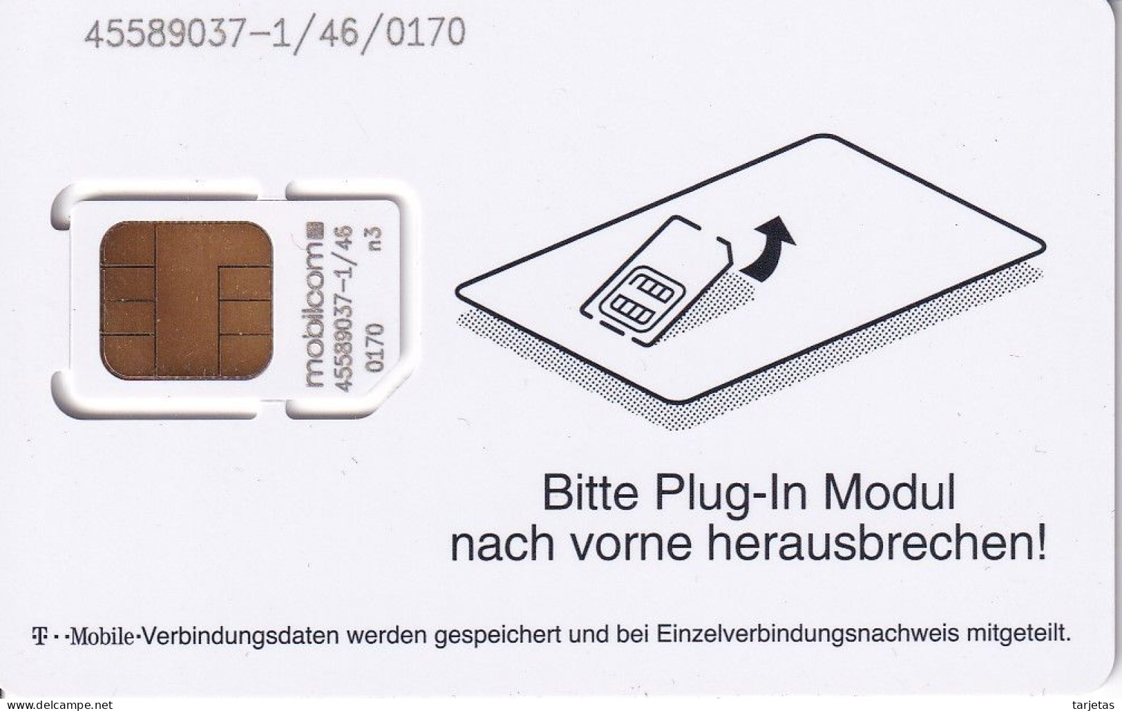 TARJETA DE ALEMANIA DE GSM-SIM DE T MOBILE (NUEVA-MINT) - [2] Mobile Phones, Refills And Prepaid Cards